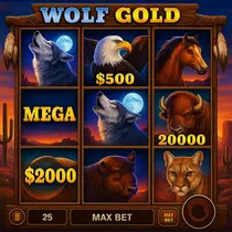 PlanGames - Wolf Gold Slot Game - Play Now
